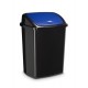 PAPELERA PLASTICO CEP BASC. AZUL 50L